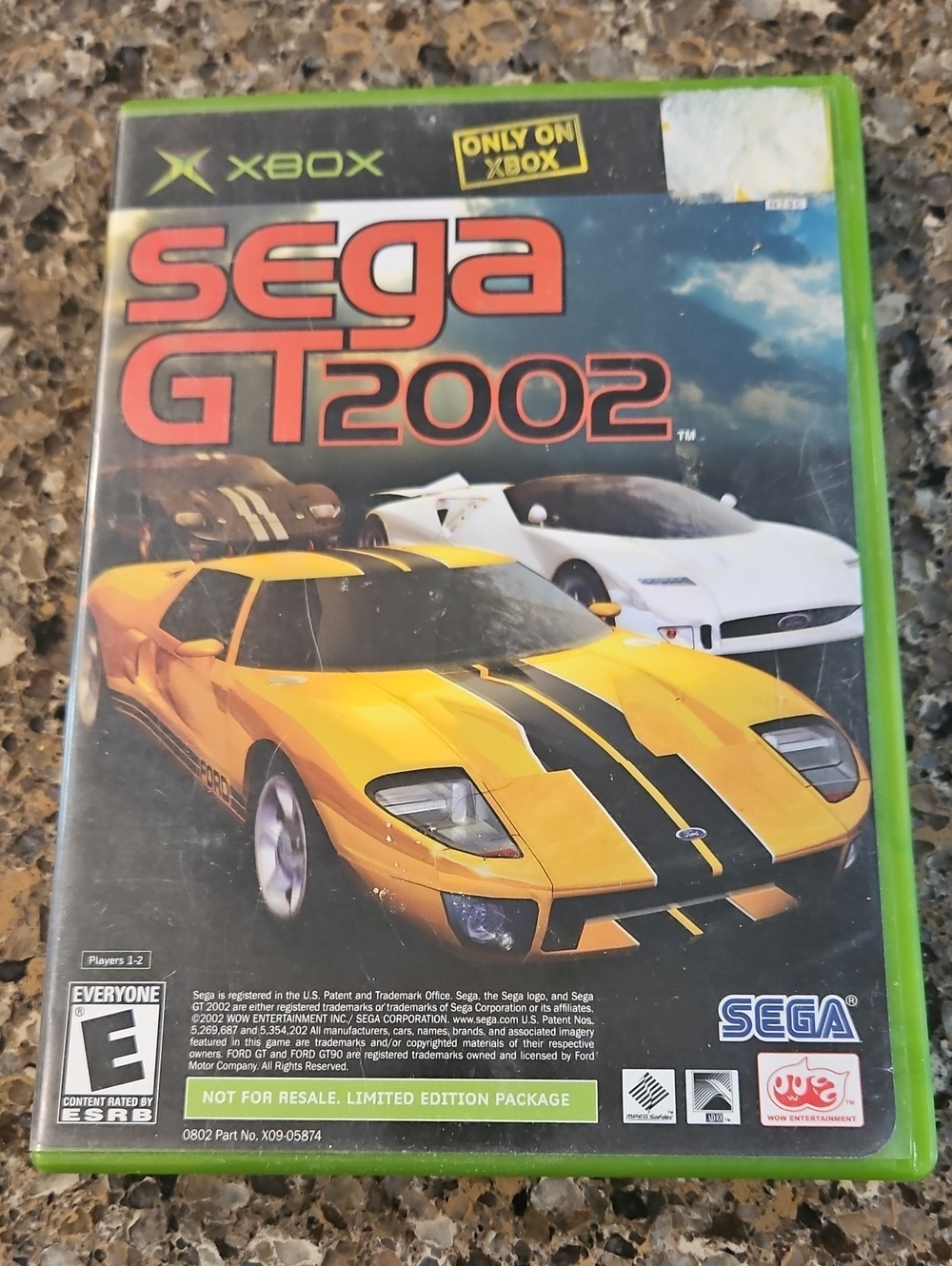 Sega GT 2002 Racing Game - Sega - Yellow